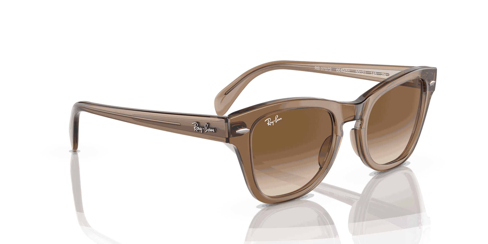 [Brown Lenses, Polished Transparent Light Brown Frame]