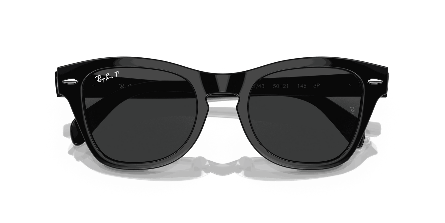 [Black Lenses, Polished Black Frame]
