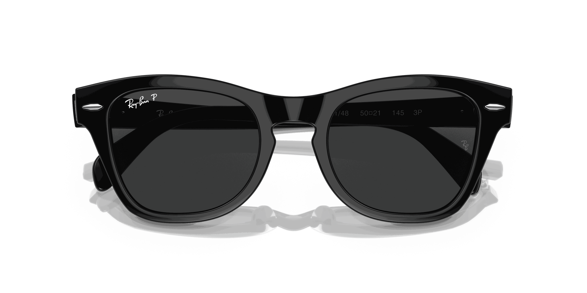 [Black Lenses, Polished Black Frame]