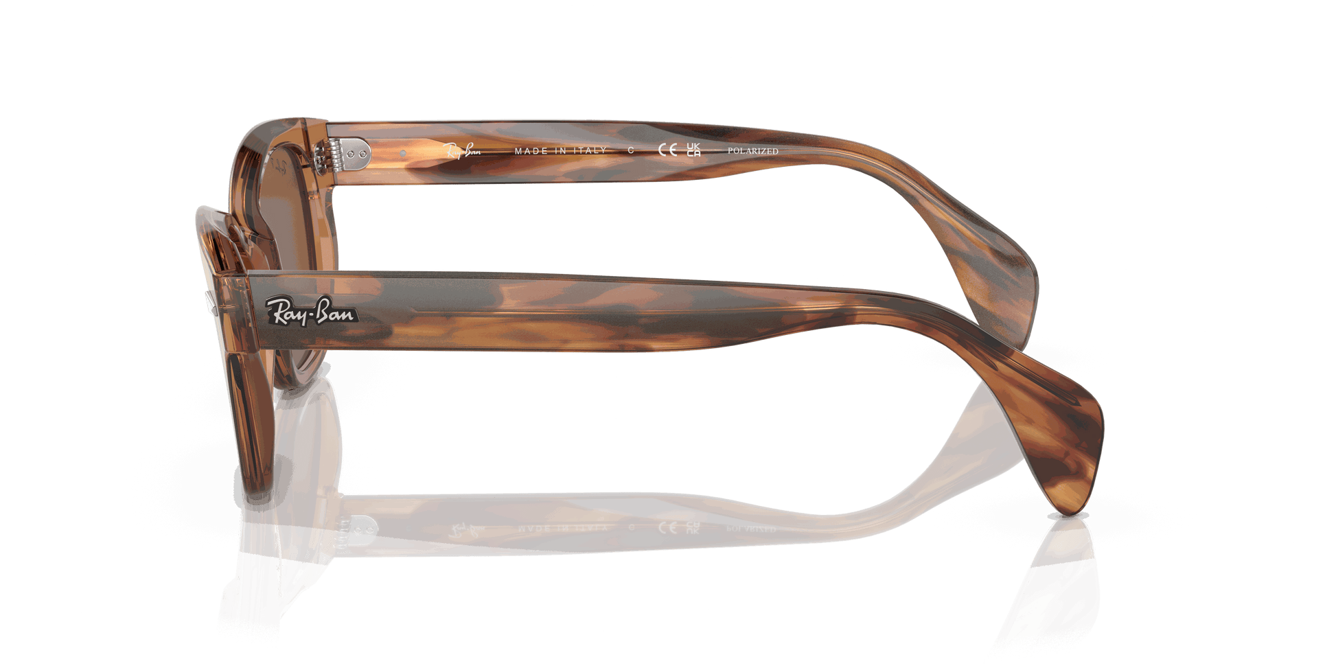 [Brown Lenses, Polished Transparent Brown Frame]
