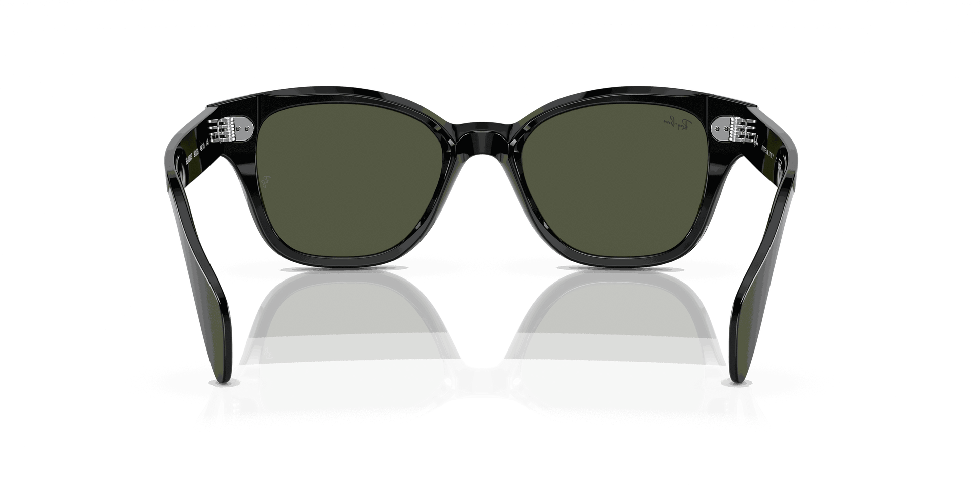 [Green Lenses, Polished Black Frame]