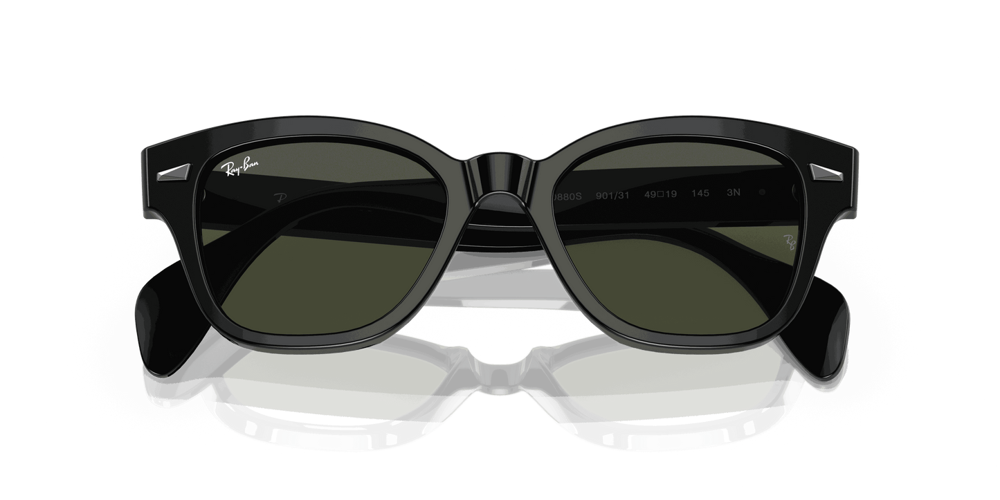 [Green Lenses, Polished Black Frame]