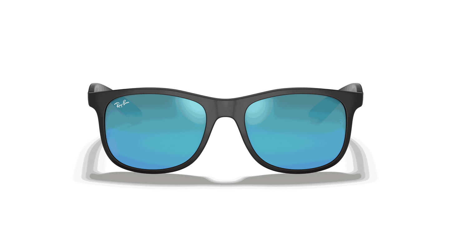 [Blue Flash Lenses, Matte Black Frame]