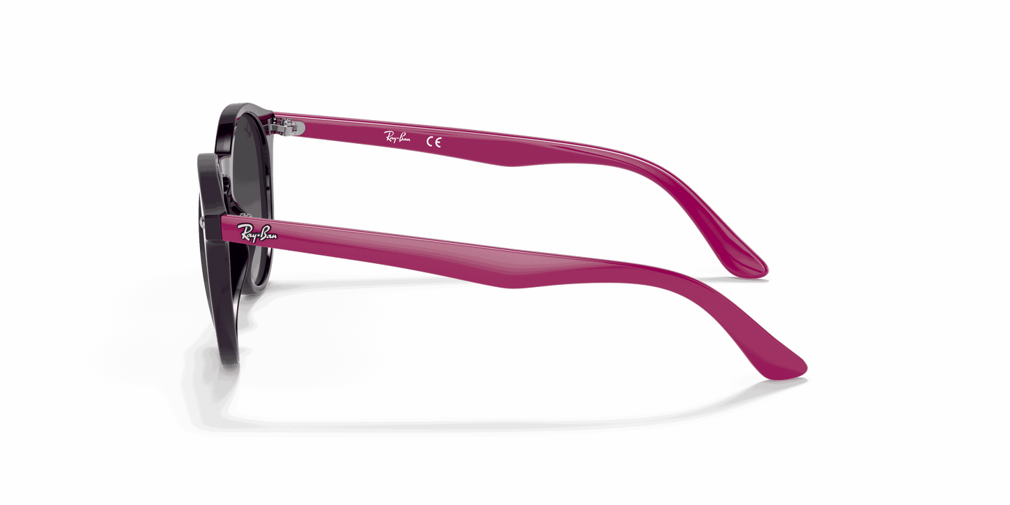 [Light Grey Gradient Dark Grey Lenses, Polished Violet Frame]