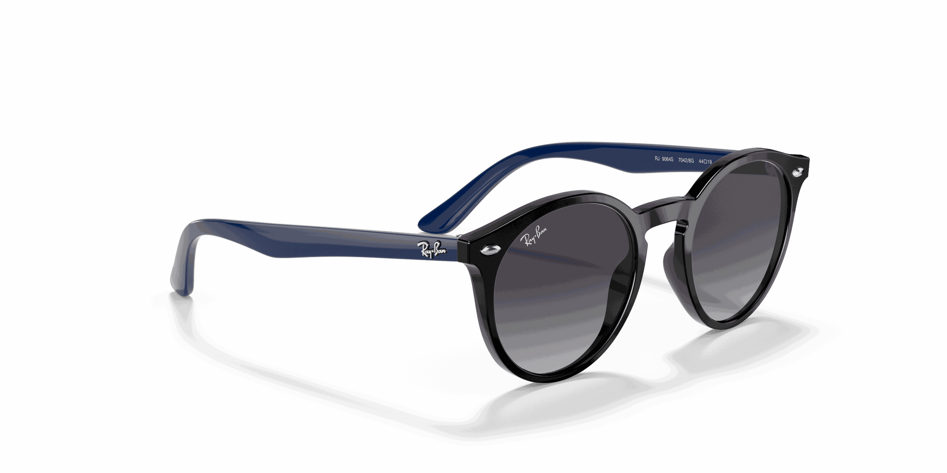 [Light Grey/Dark Grey Lenses, Polished Black Frame]