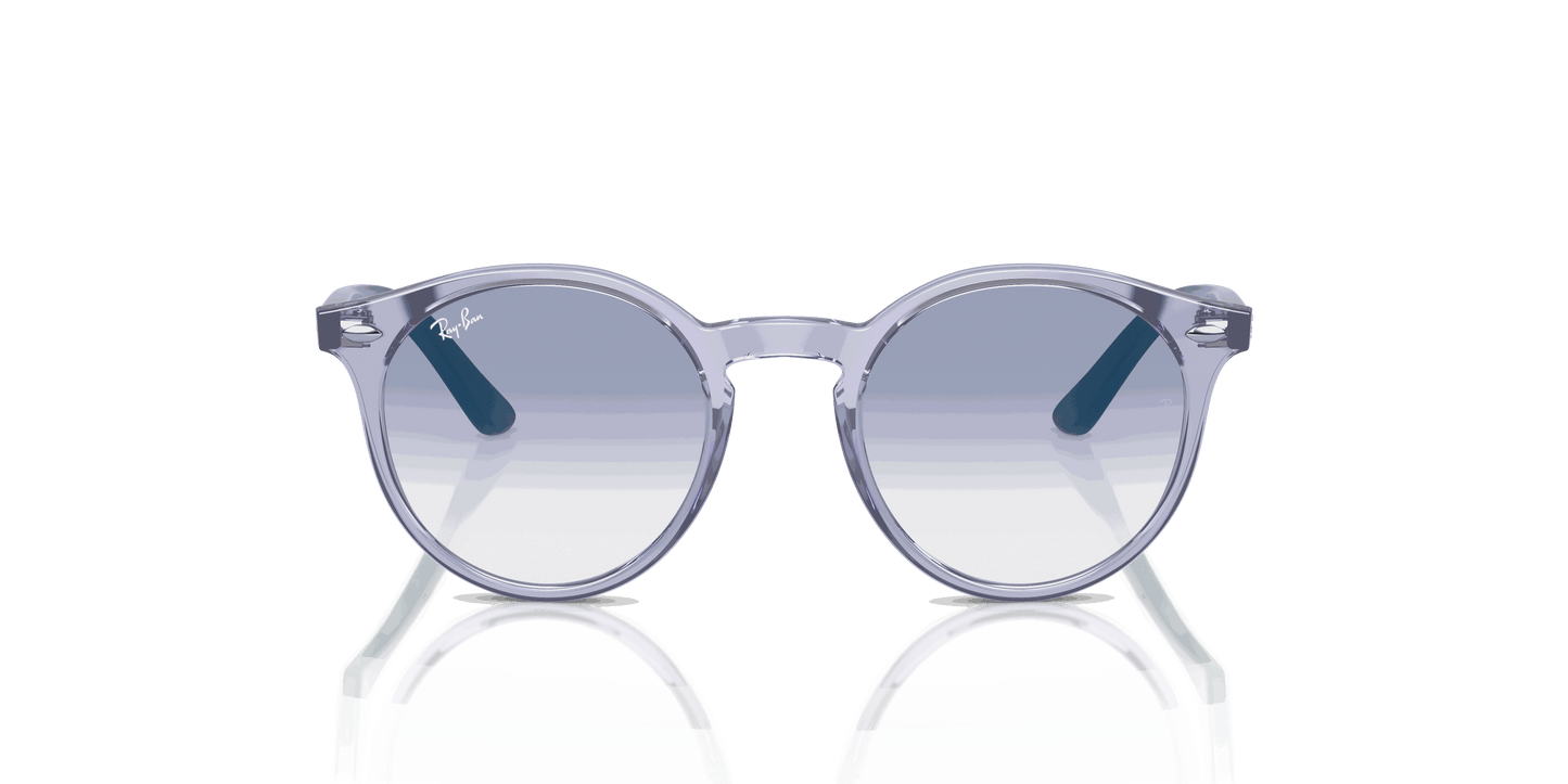 [Blue Lenses, Polished Transparent Violet Frame]