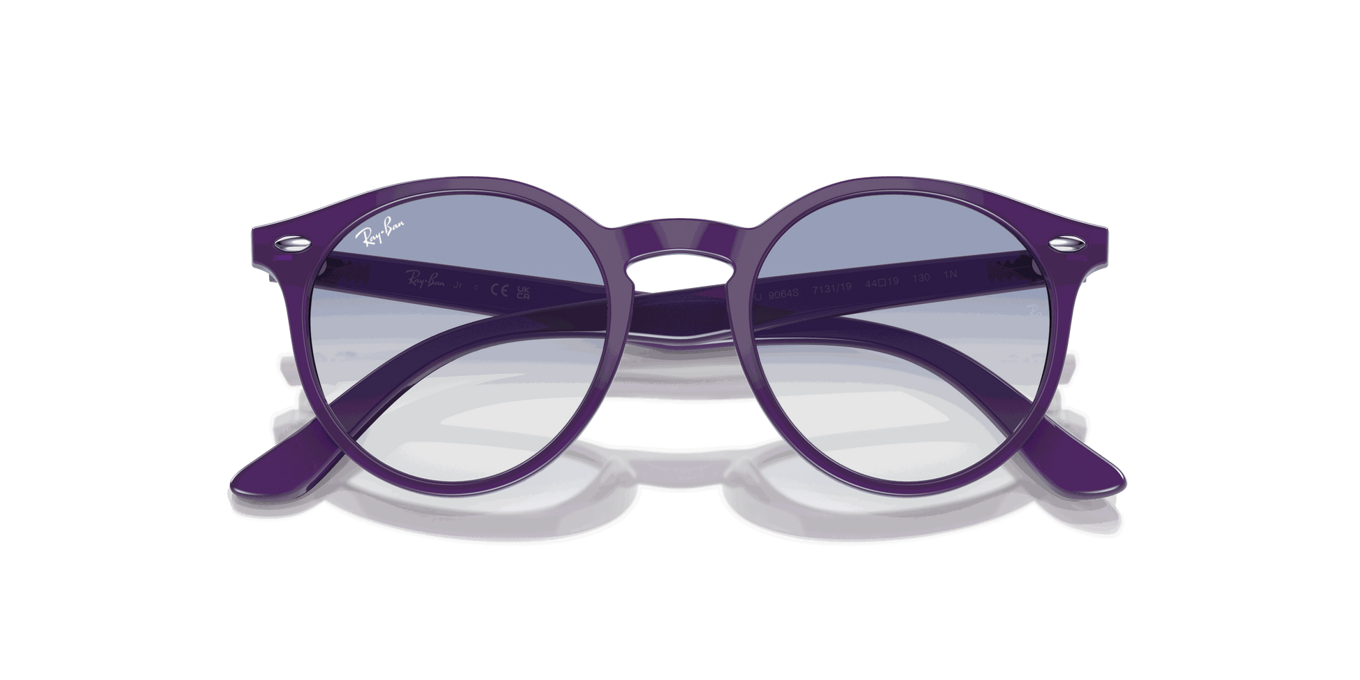 [Blue Lenses, Polished Opal Violet Frame]