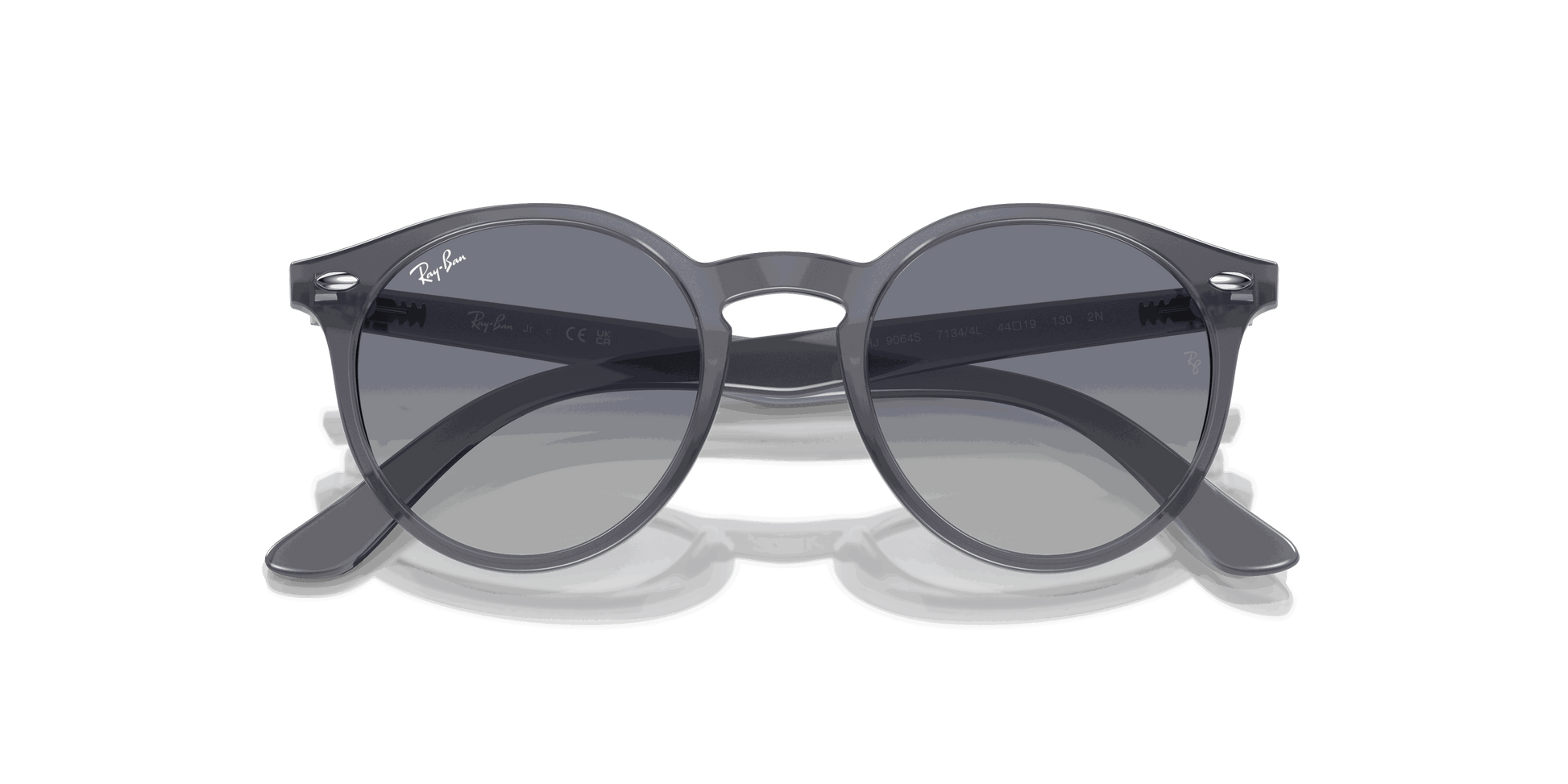 [Grey/Blue Lenses, Polished Opal Blue Frame]
