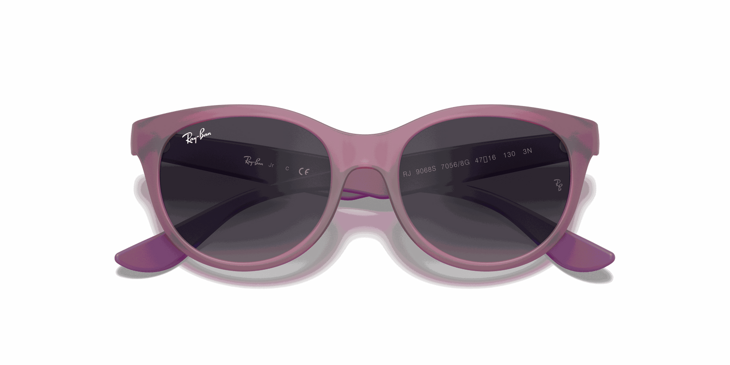 [Light Grey/Dark Grey Lenses, Matte Transparent Fuchsia Frame]