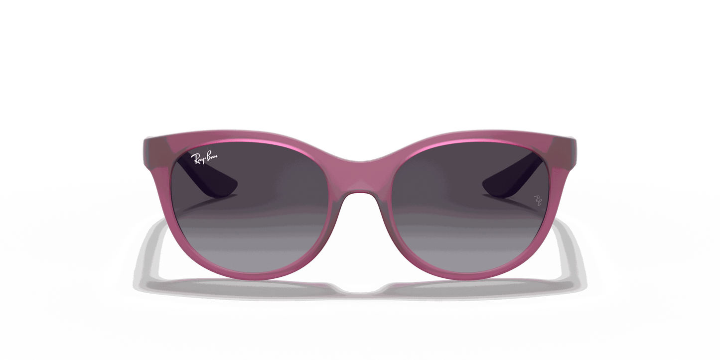 [Light Grey/Dark Grey Lenses, Matte Transparent Fuchsia Frame]