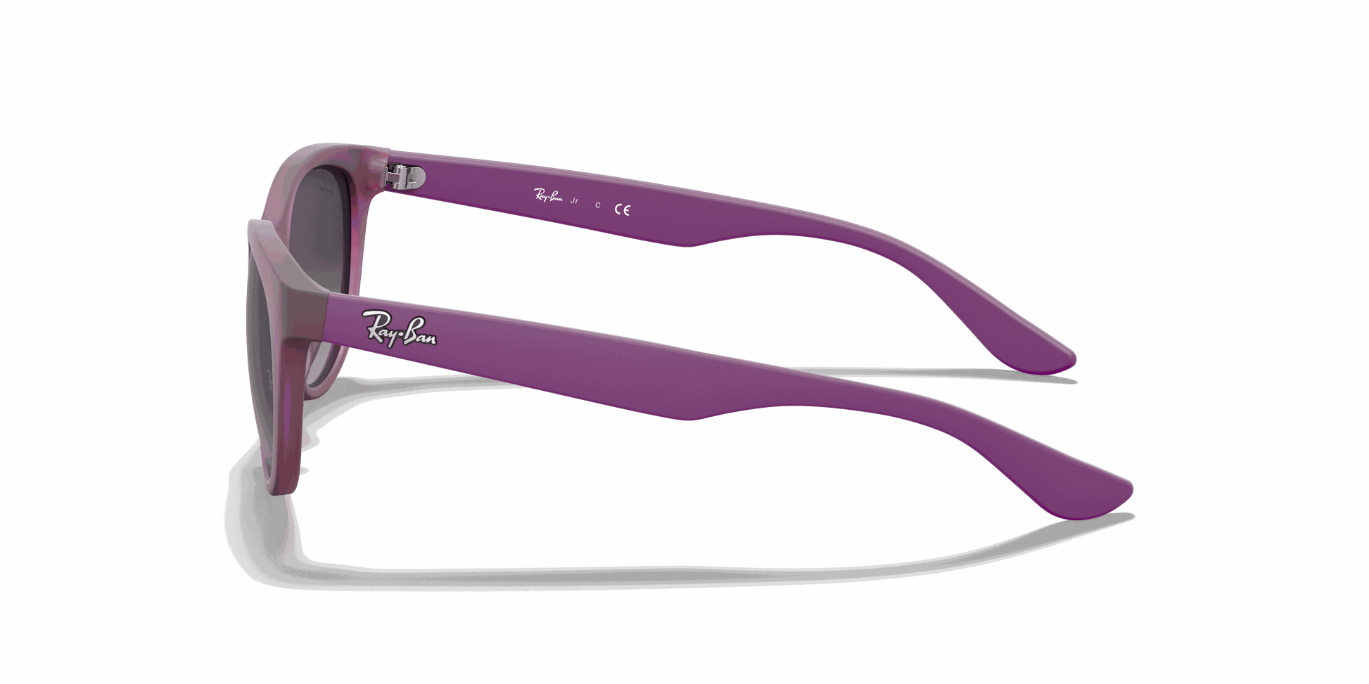 [Light Grey/Dark Grey Lenses, Matte Transparent Fuchsia Frame]
