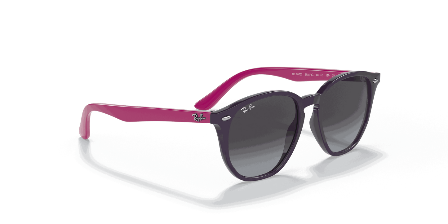 [Grey Gradient Lenses, Polished Violet Frame]