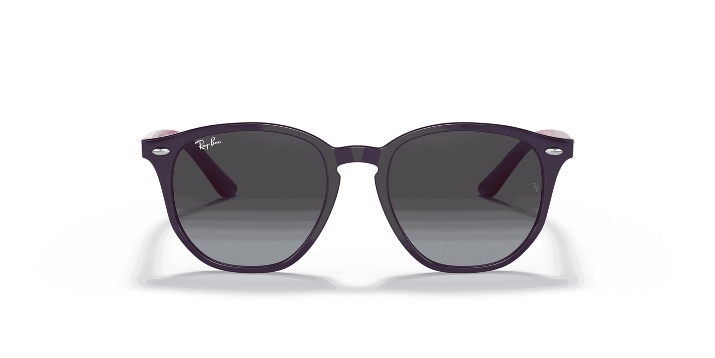 [Grey Gradient Lenses, Polished Violet Frame]