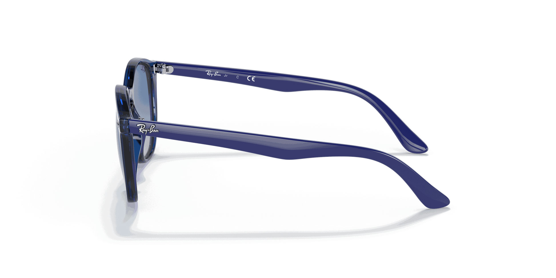[Grey Gradient Blue Lenses, Polished Transparent Blue Frame]