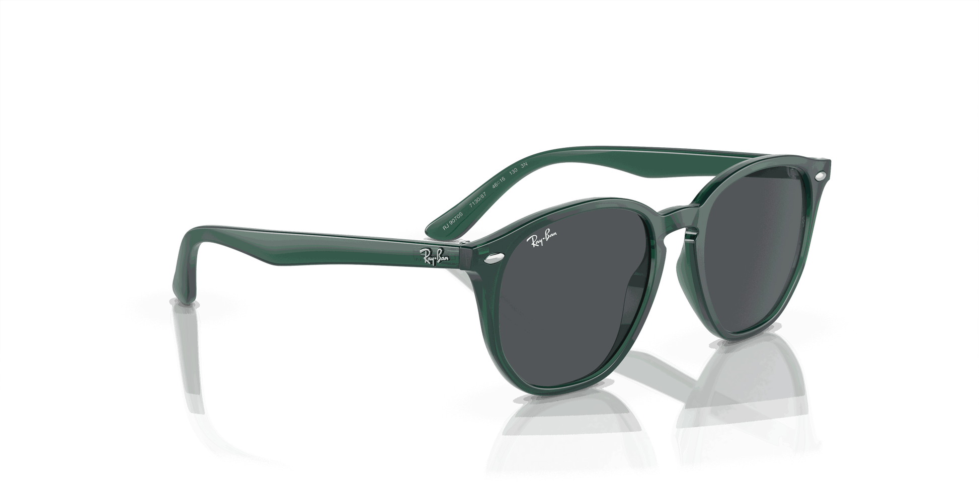 [Dark Grey Lenses, Polished Opal Green Frame]