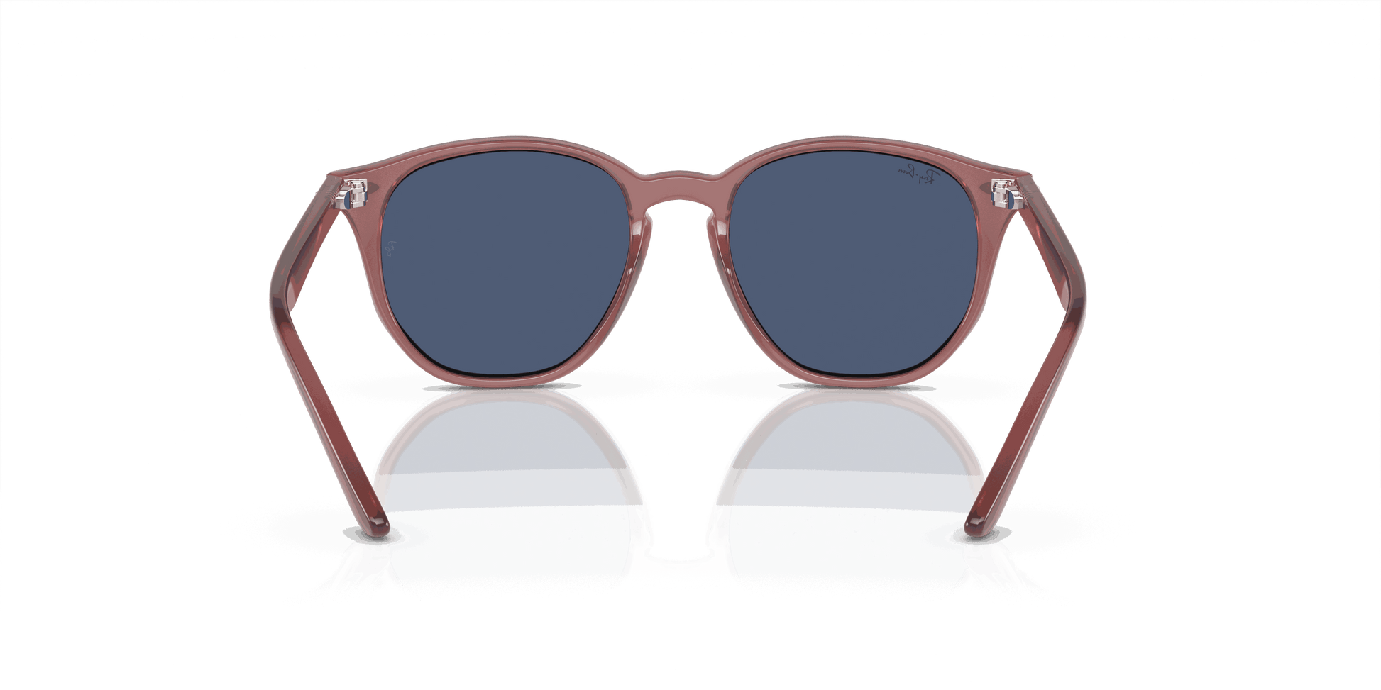 [Dark Blue Lenses, Polished Opal Pink Frame]