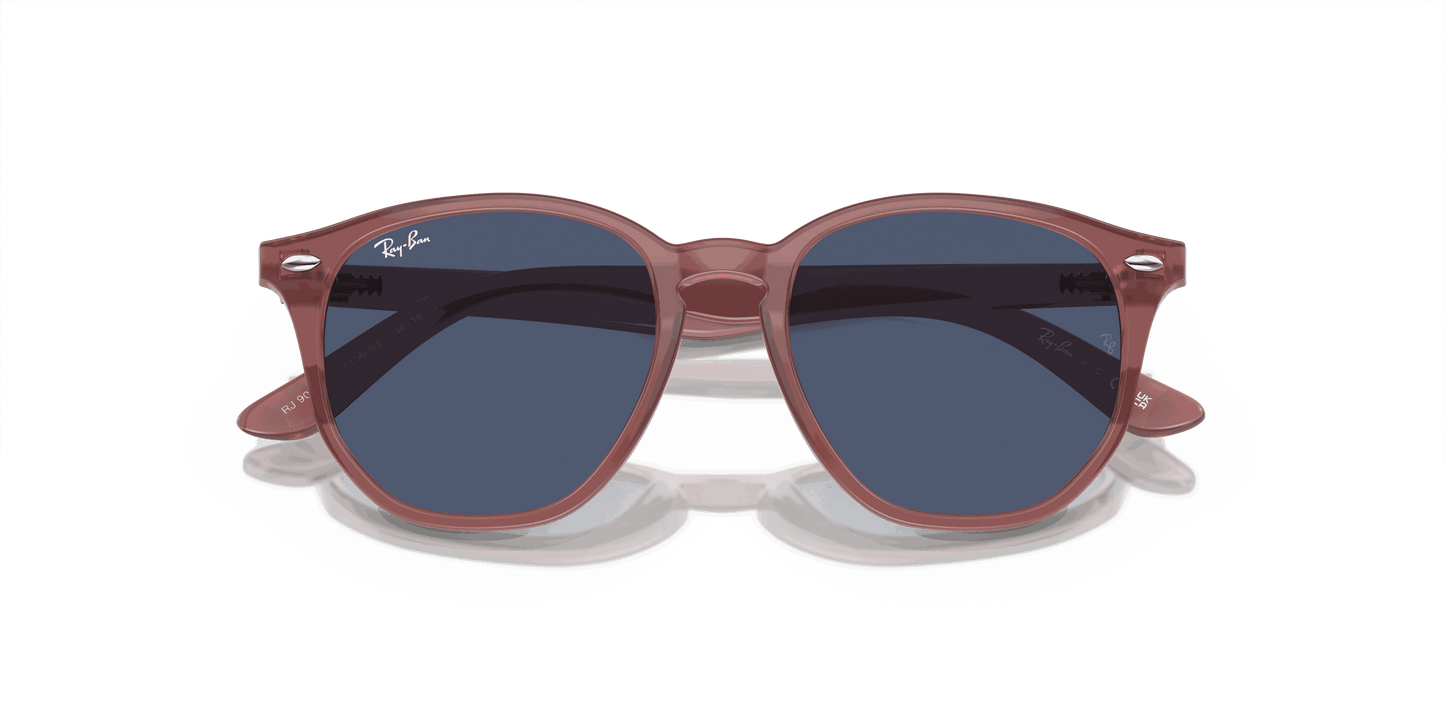 [Dark Blue Lenses, Polished Opal Pink Frame]