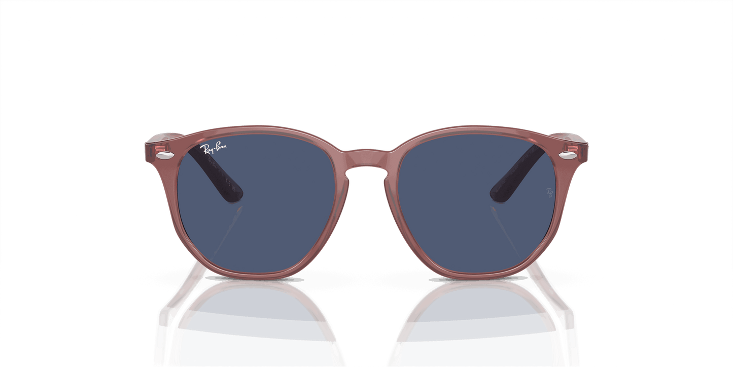 [Dark Blue Lenses, Polished Opal Pink Frame]