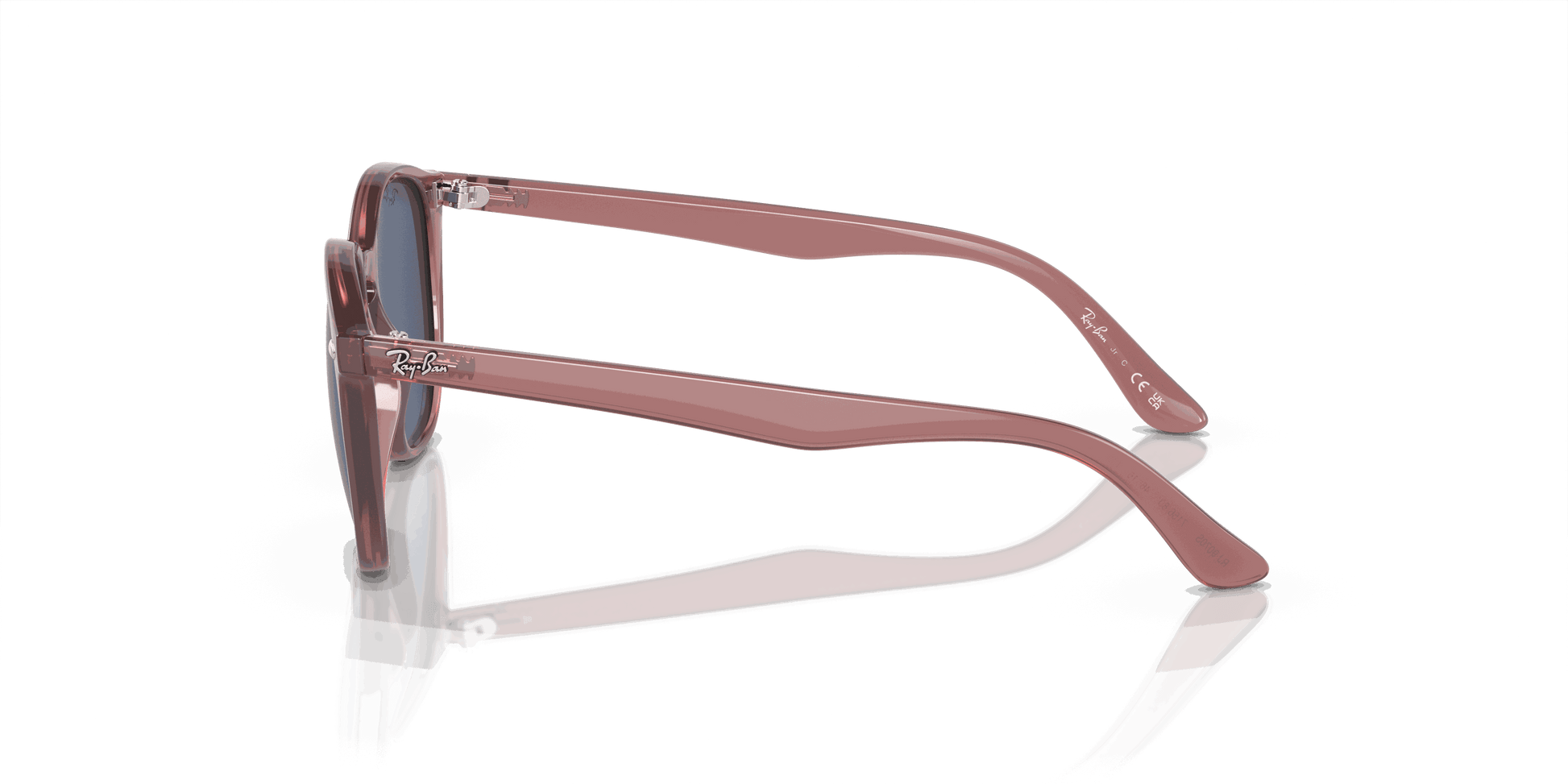 [Dark Blue Lenses, Polished Opal Pink Frame]