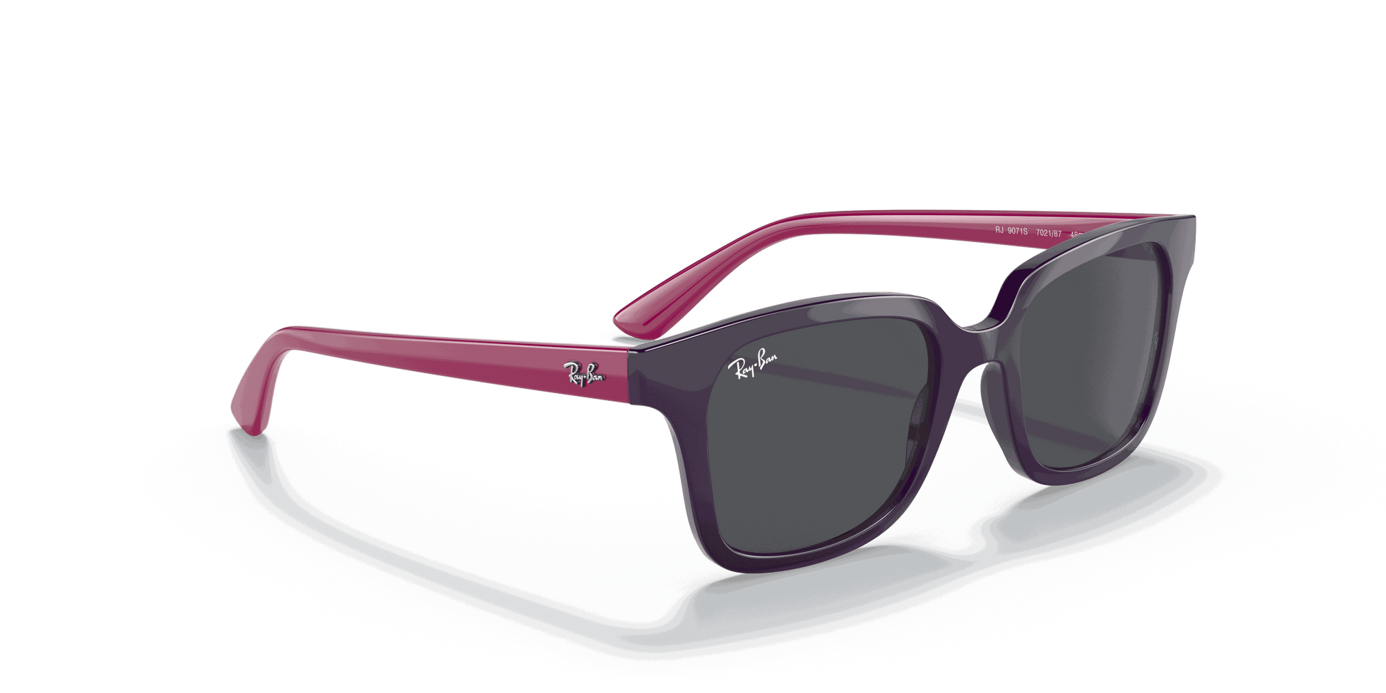 [Dark Grey Lenses, Polished Purple Frame]