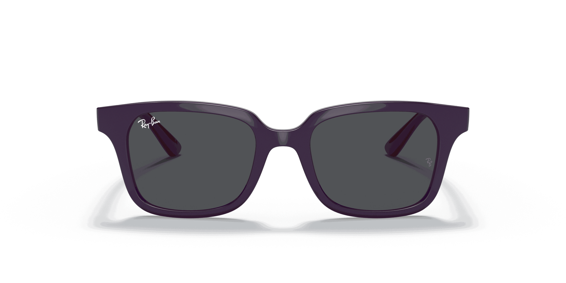 [Dark Grey Lenses, Polished Purple Frame]