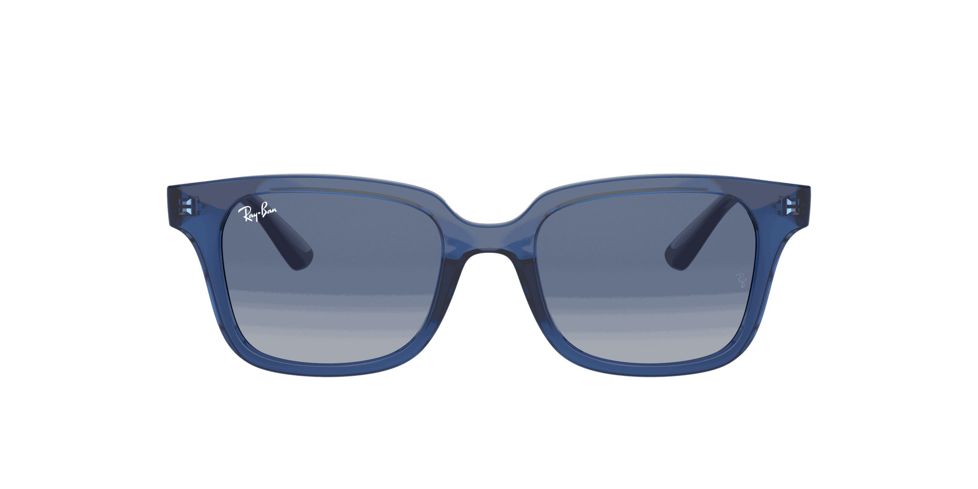 [Blue Lenses, Polished Transparent Blue Frame]