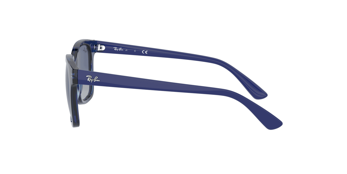 [Blue Lenses, Polished Transparent Blue Frame]