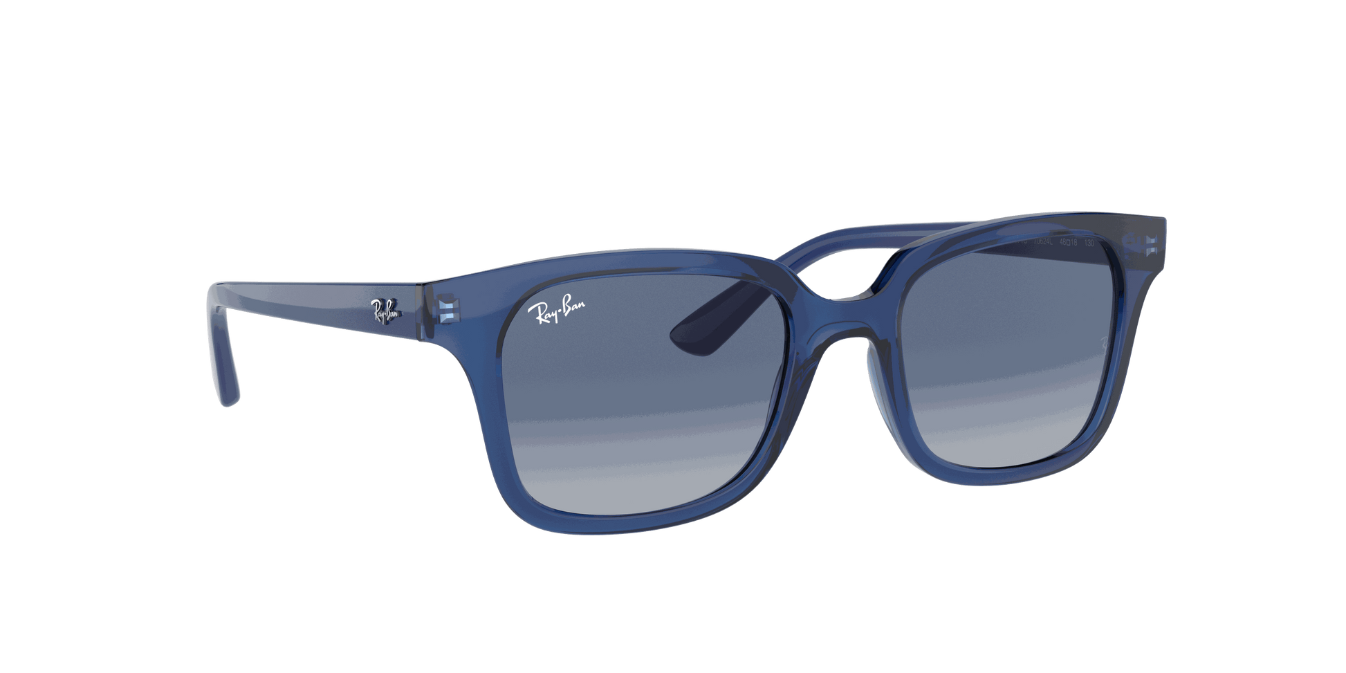 [Blue Lenses, Polished Transparent Blue Frame]
