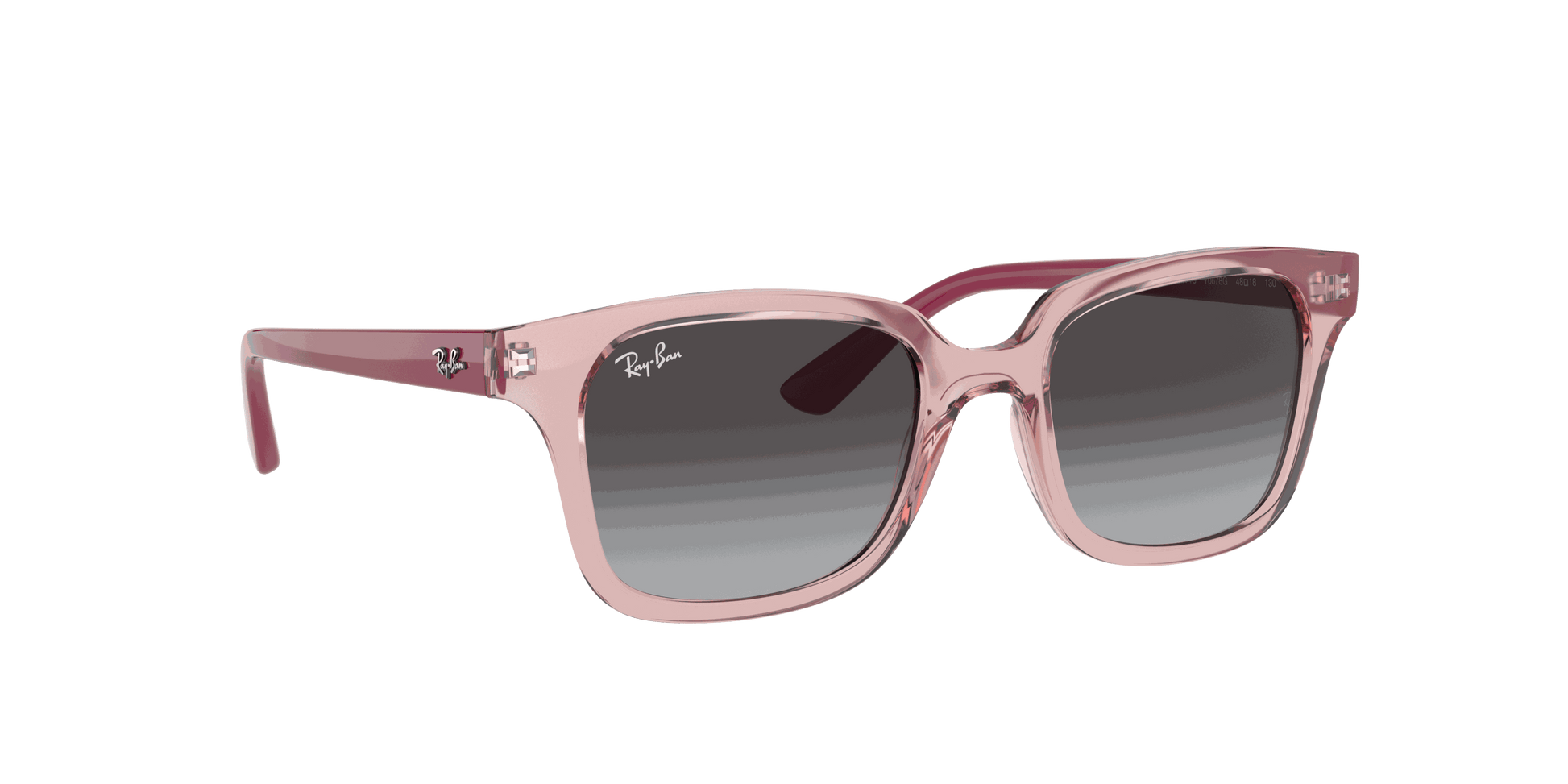 [Grey Lenses, Polished Transparent Pink Frame]