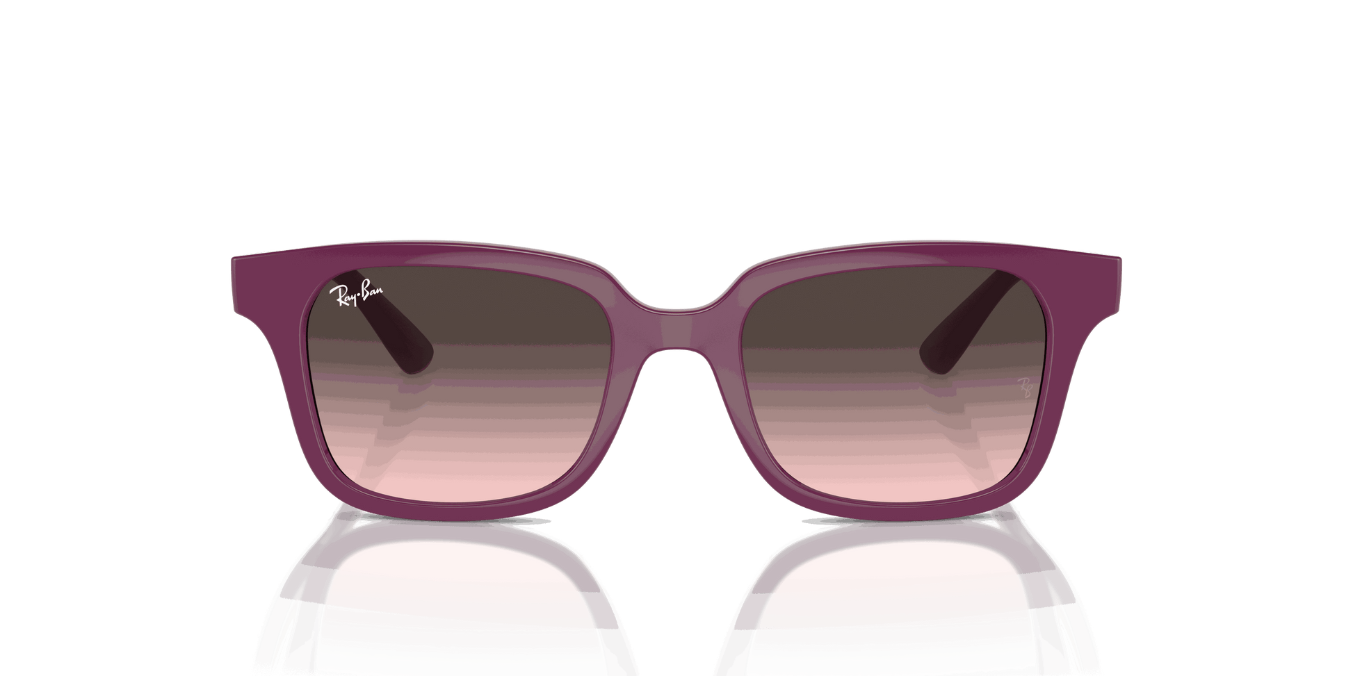 [Pink Grey Lenses, Polished Cherry Frame]