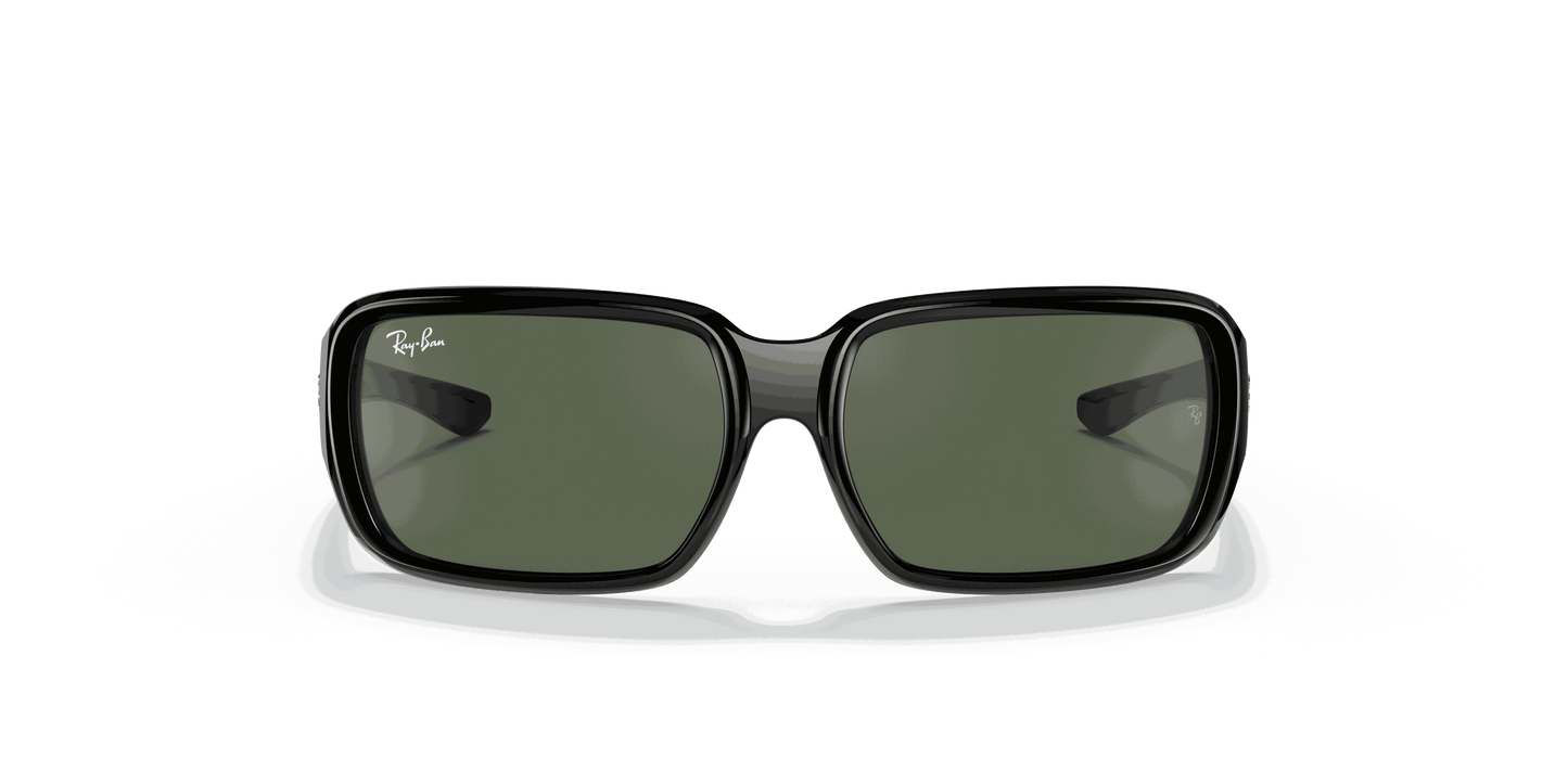 [Dark Green Lenses, Polished Black Frame]