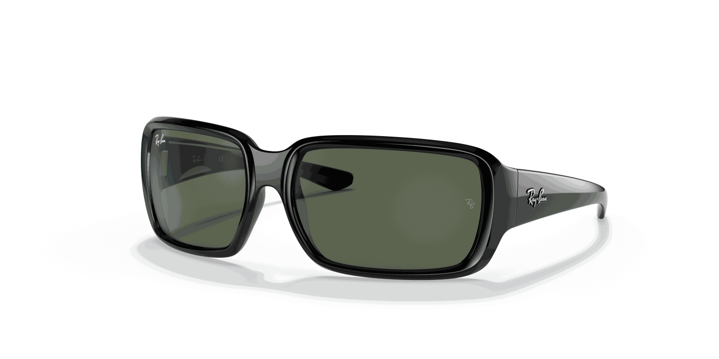 [Dark Green Lenses, Polished Black Frame]