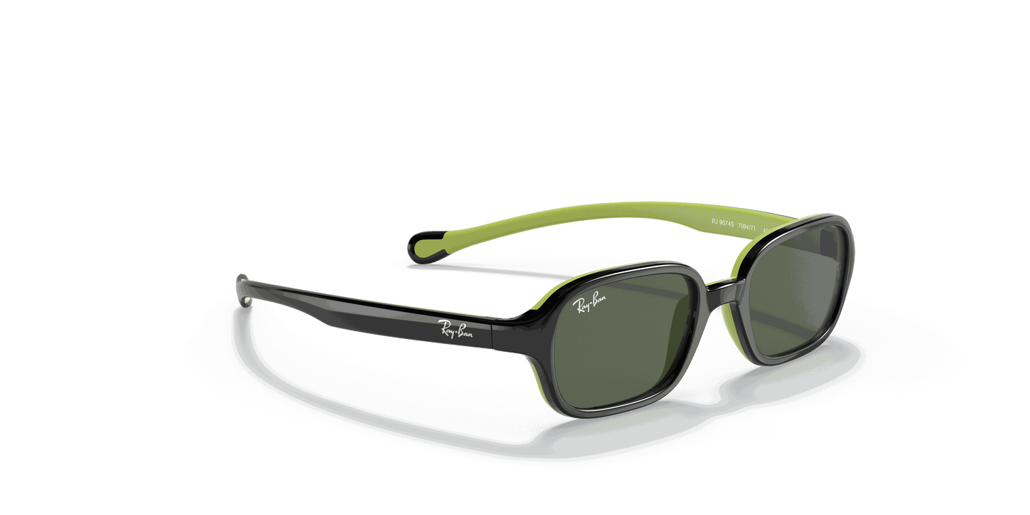 [Dark Green Lenses, Polished Black On Green Frame]