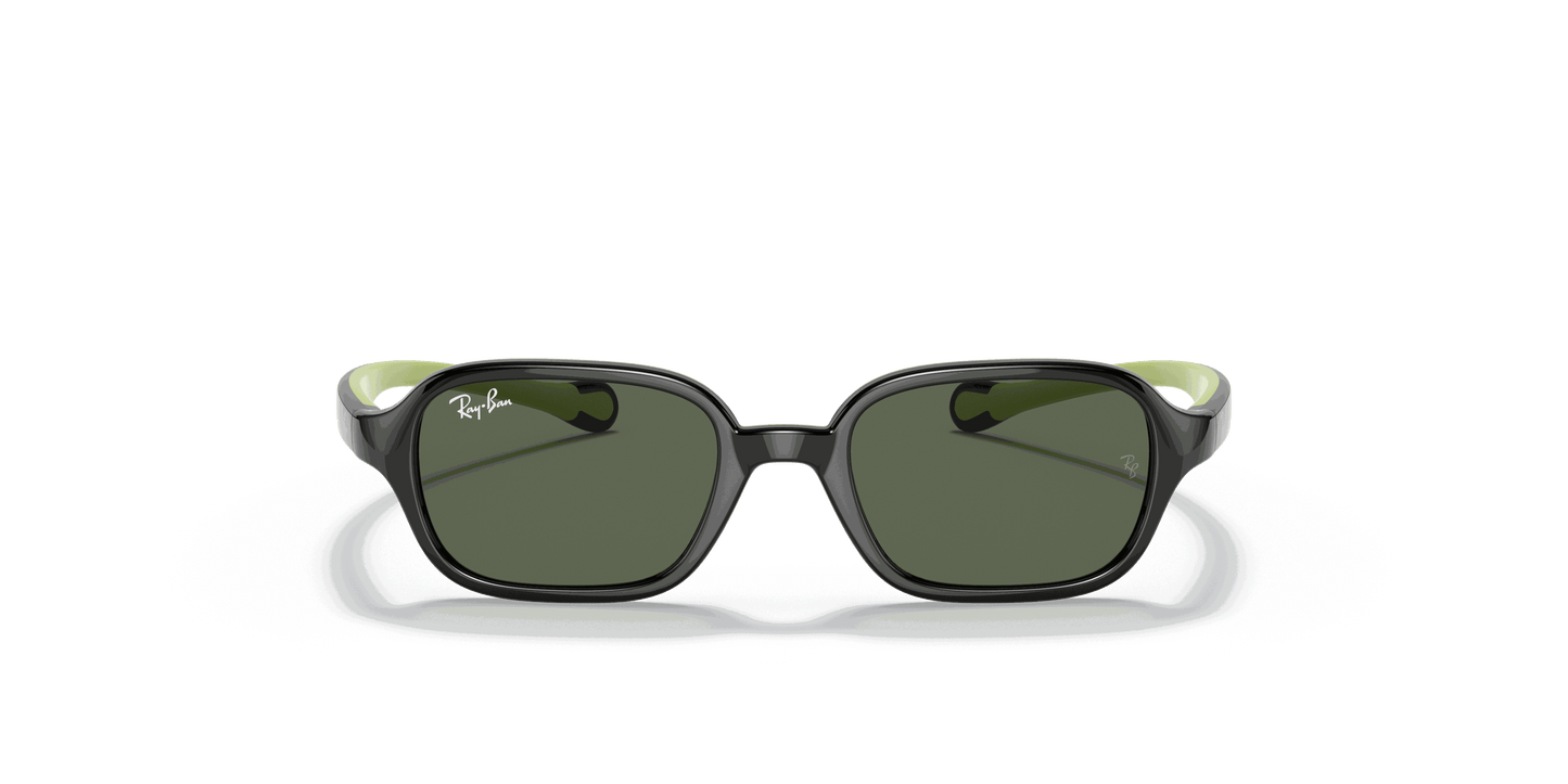 [Dark Green Lenses, Polished Black On Green Frame]
