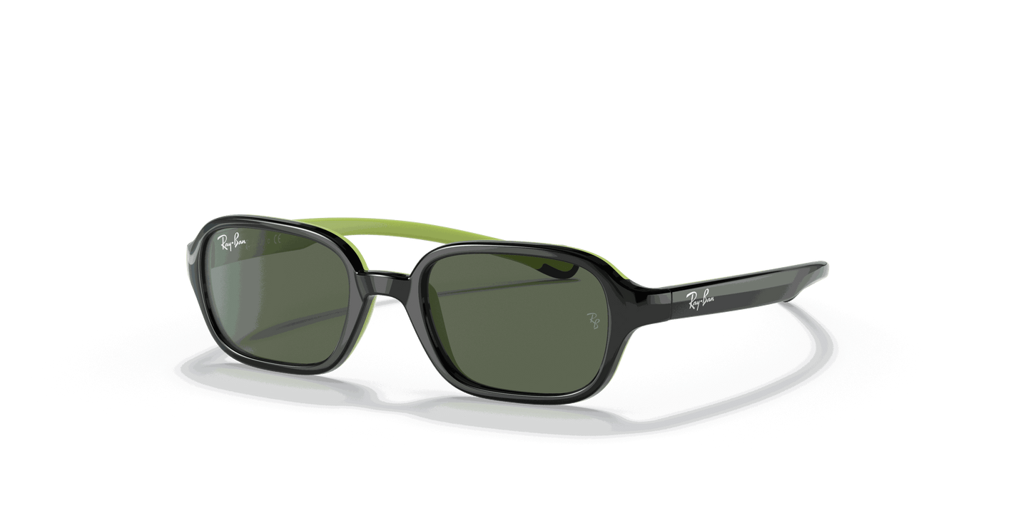 [Dark Green Lenses, Polished Black On Green Frame]
