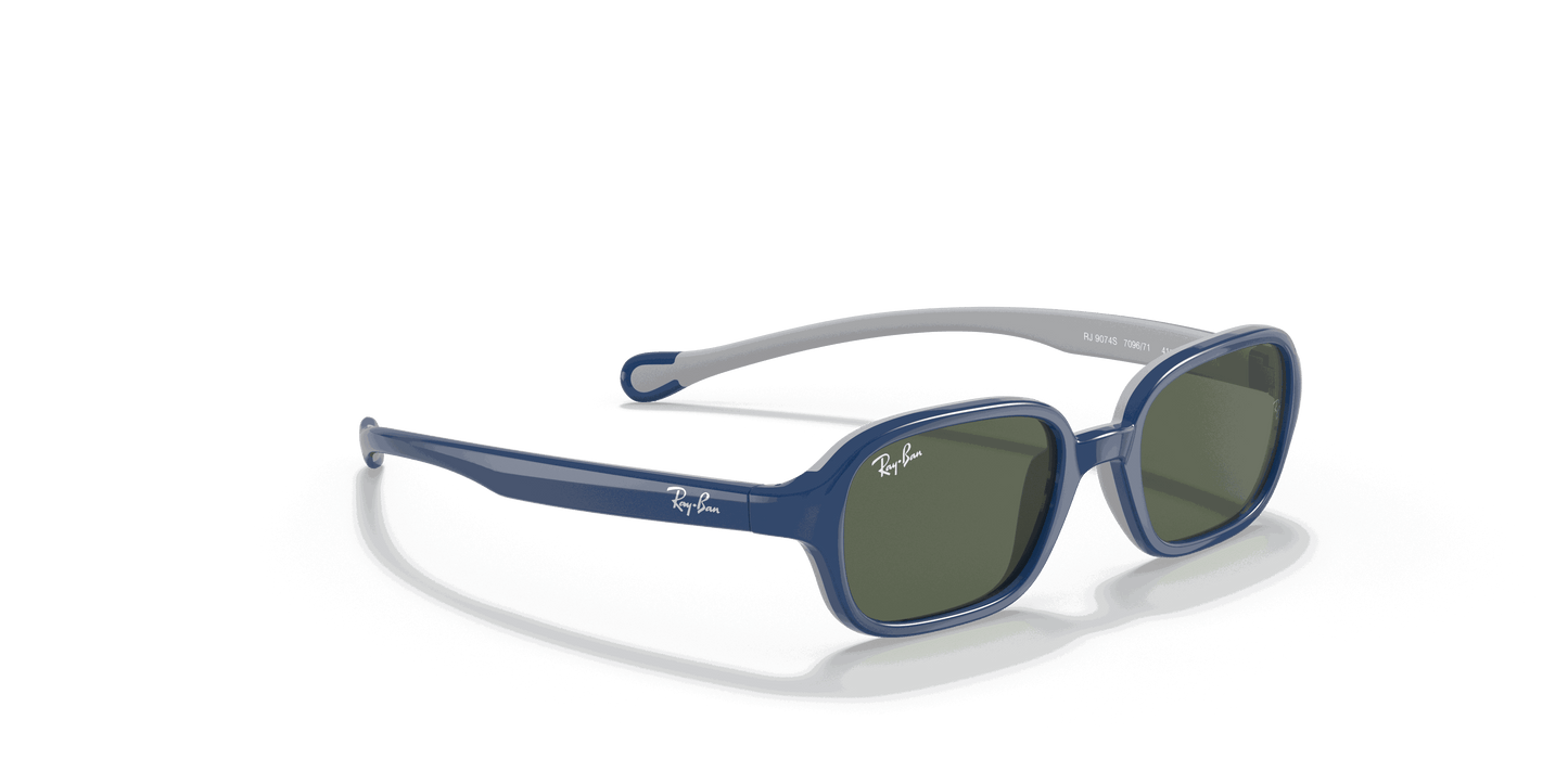 [Dark Green Lenses, Polished Blue On Grey Frame]