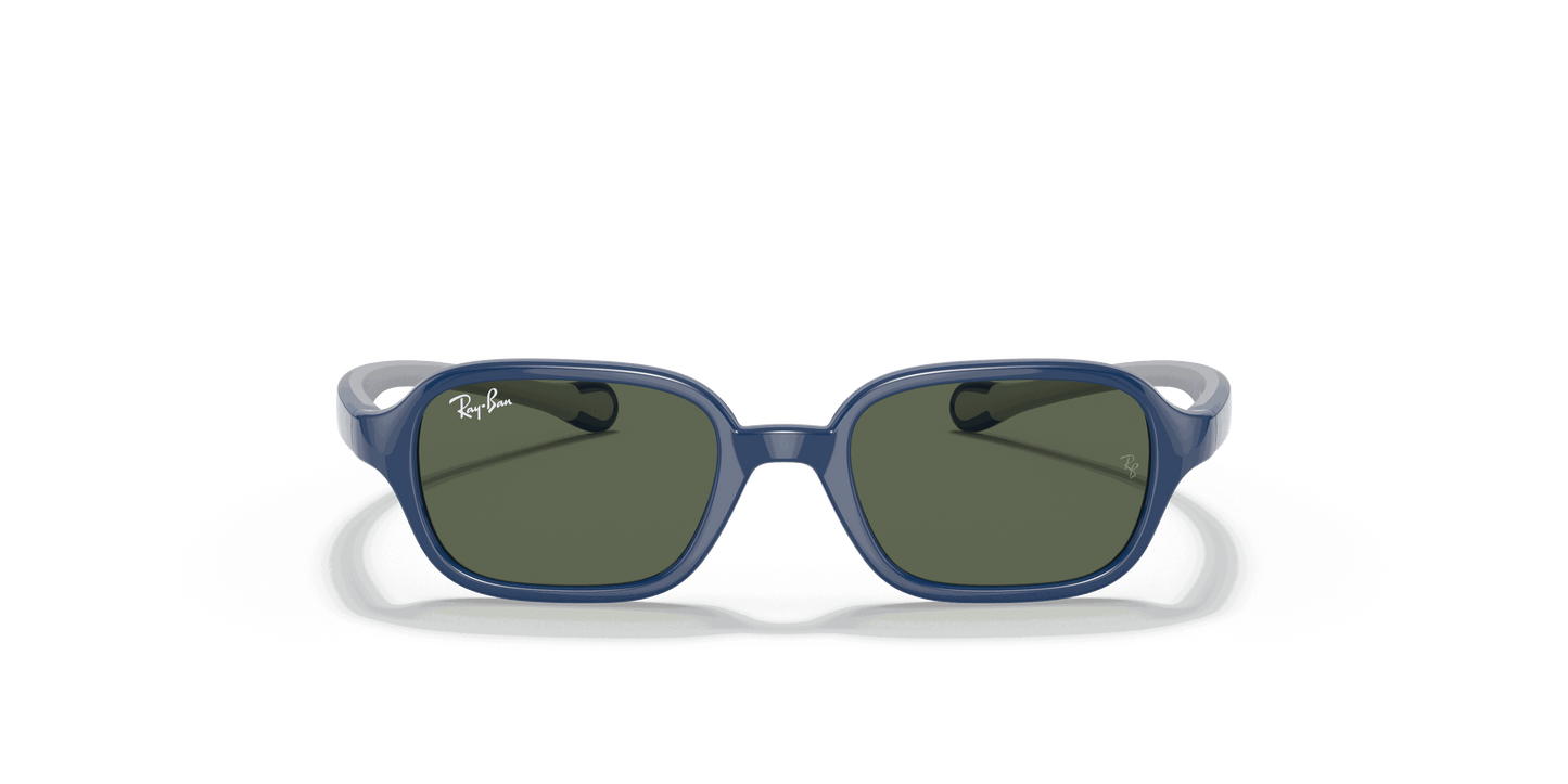 [Dark Green Lenses, Polished Blue On Grey Frame]