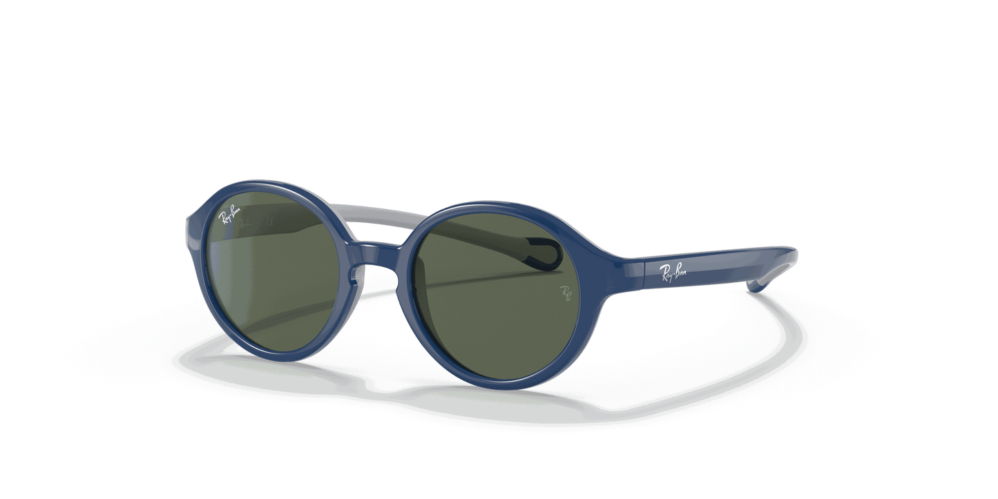 [Dark Green Lenses, Polished Blue On Grey Frame]