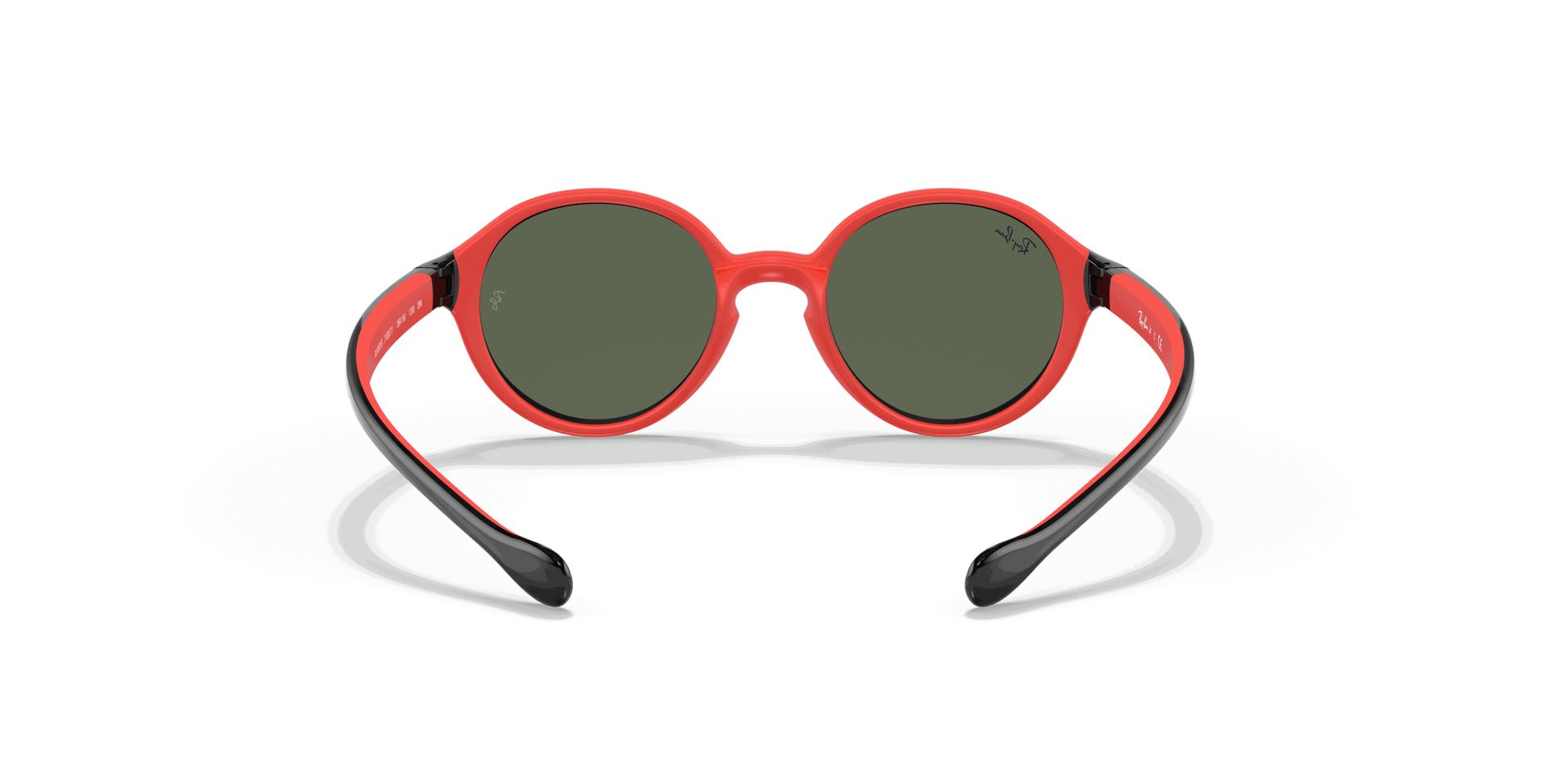 [Dark Green Lenses, Polished Black On Red Frame]