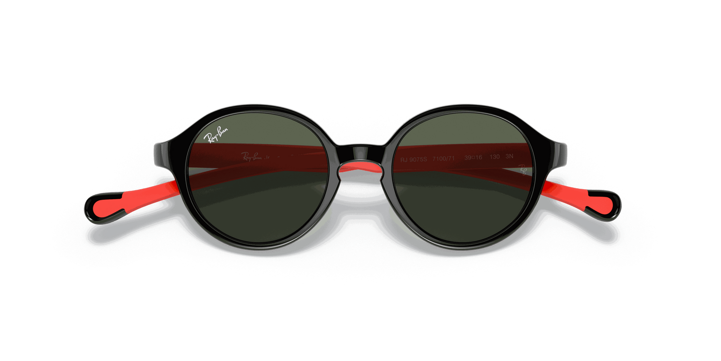 [Dark Green Lenses, Polished Black On Red Frame]