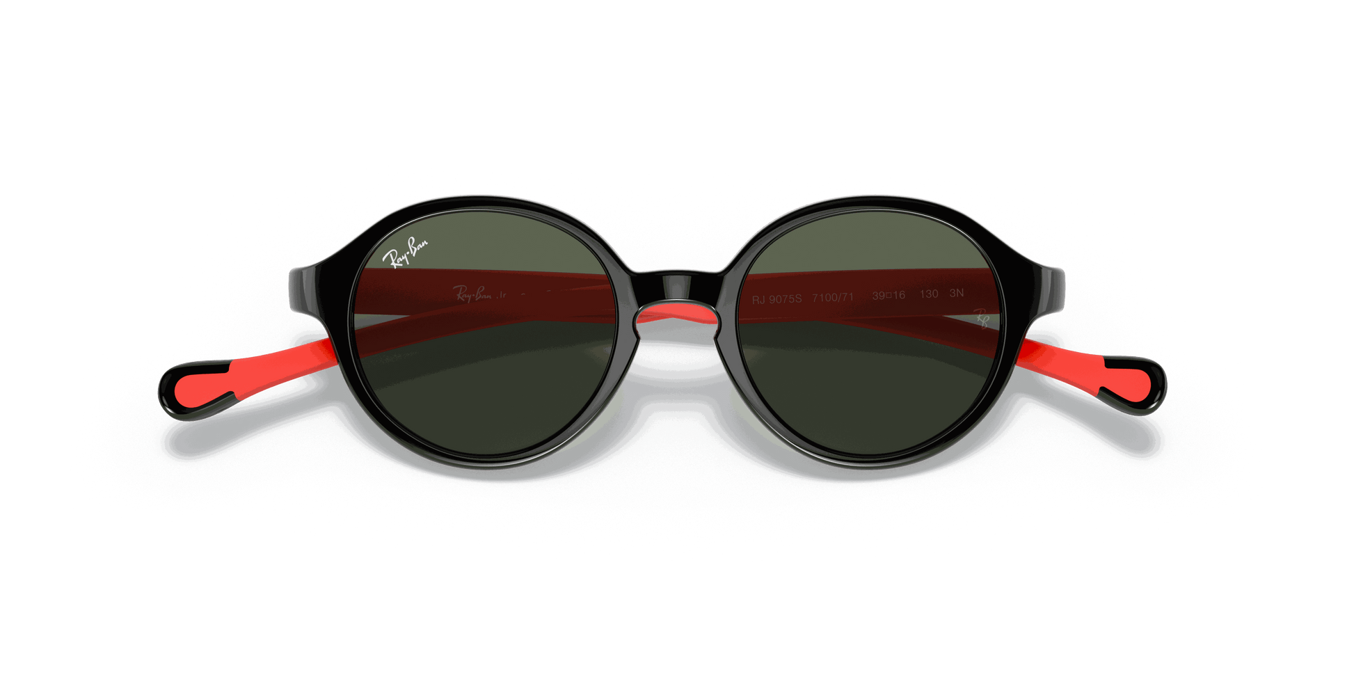 [Dark Green Lenses, Polished Black On Red Frame]