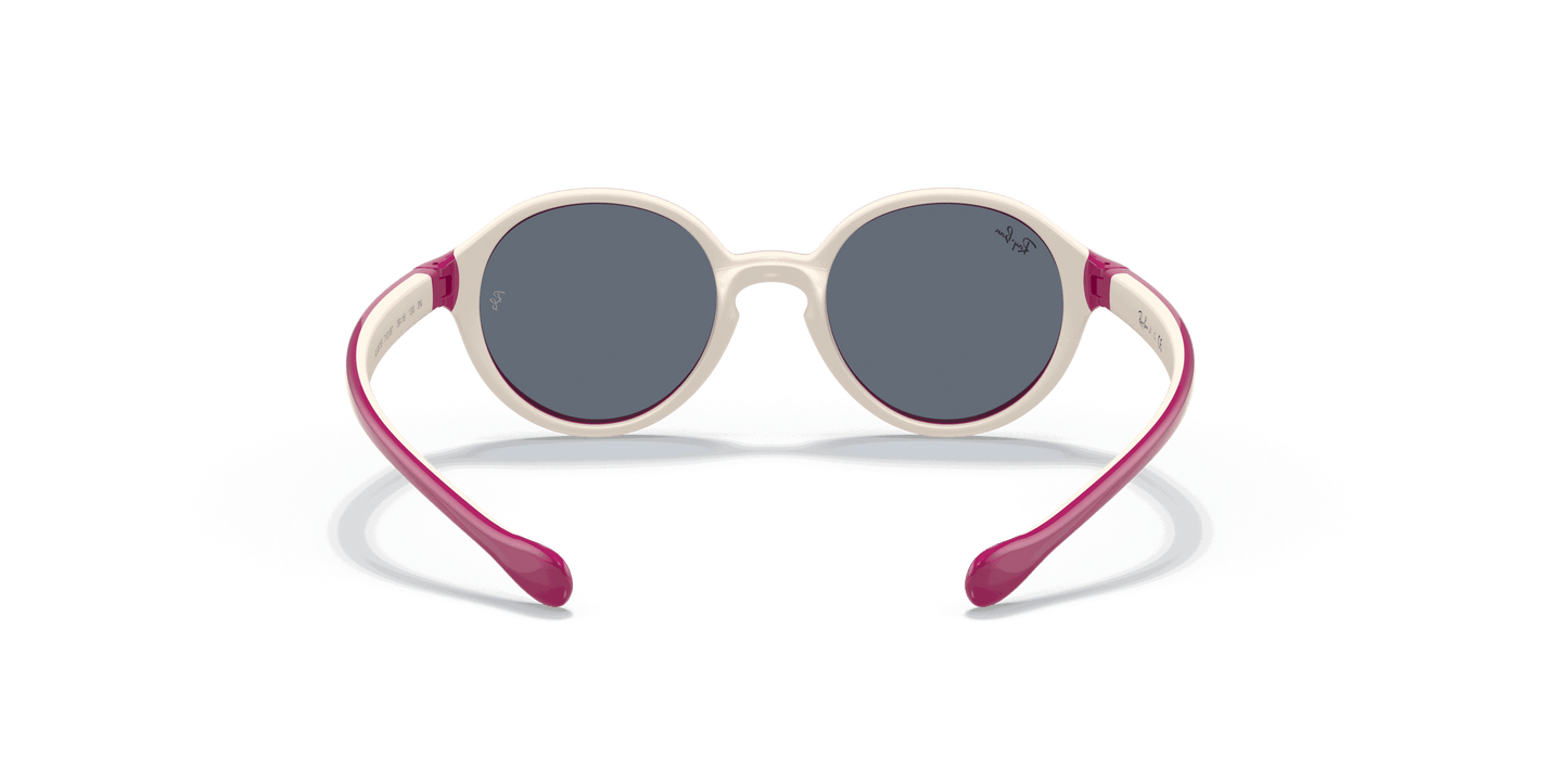 [Dark Grey Lenses, Polished Fuxia On Cream Frame]