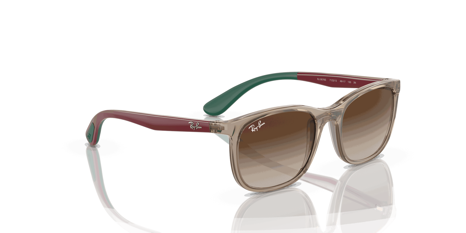 [Brown Lenses, Polished Brown On Green Frame]