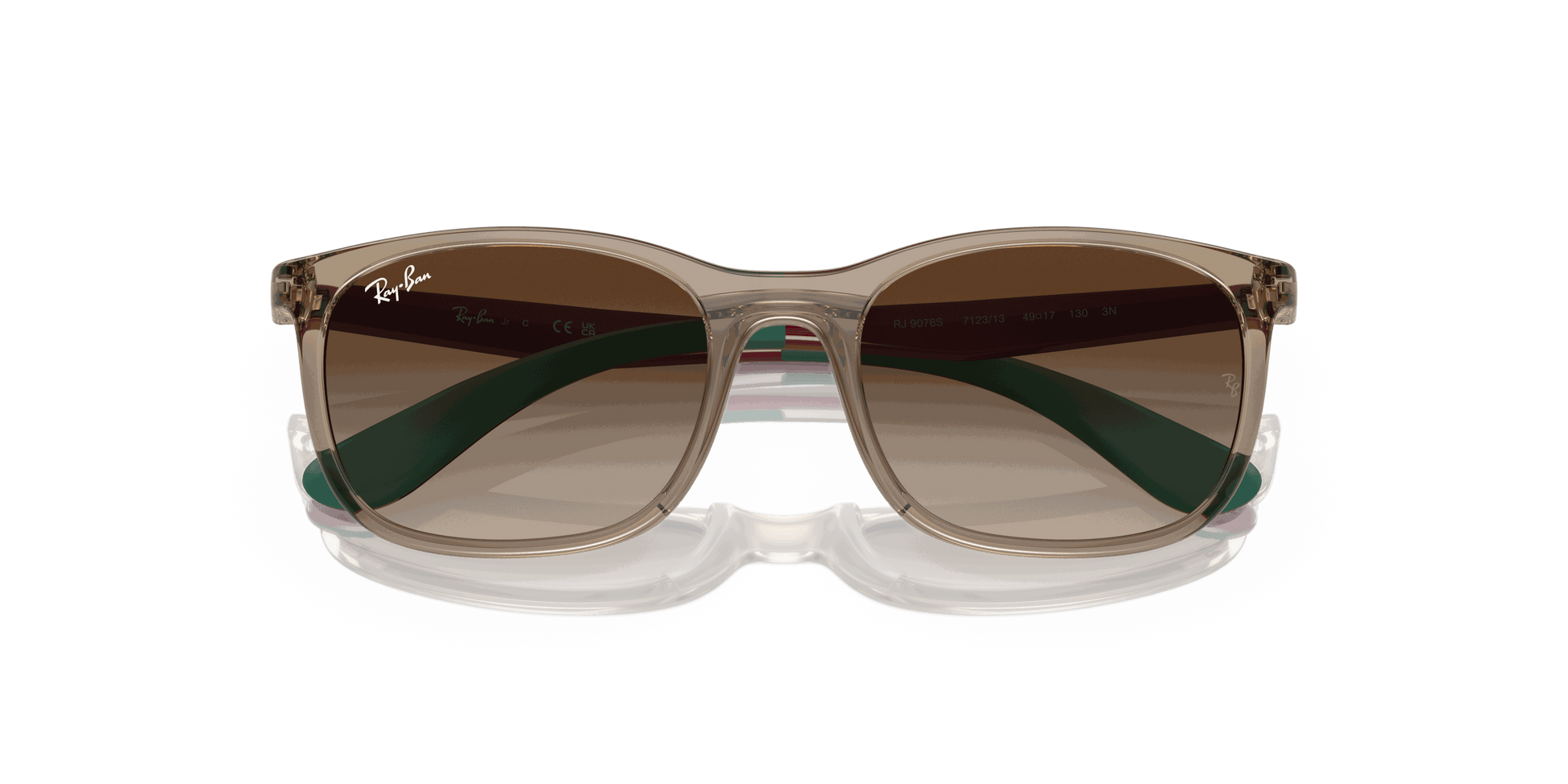 [Brown Lenses, Polished Brown On Green Frame]