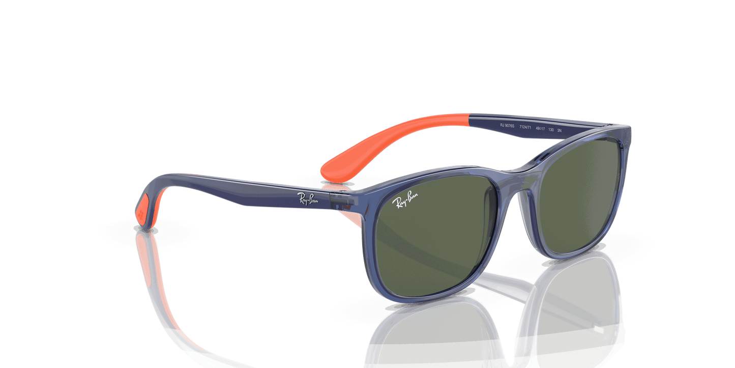 [Green Lenses, Polished Blue On Orange Frame]