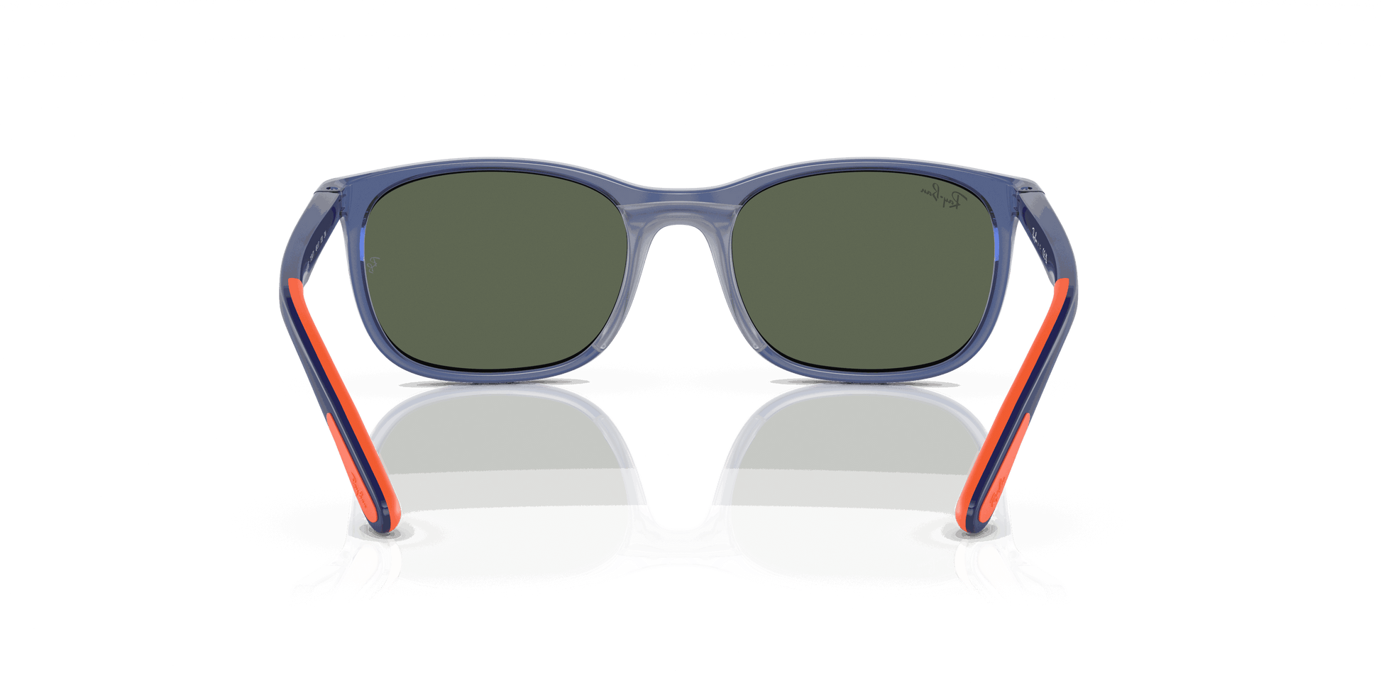 [Green Lenses, Polished Blue On Orange Frame]