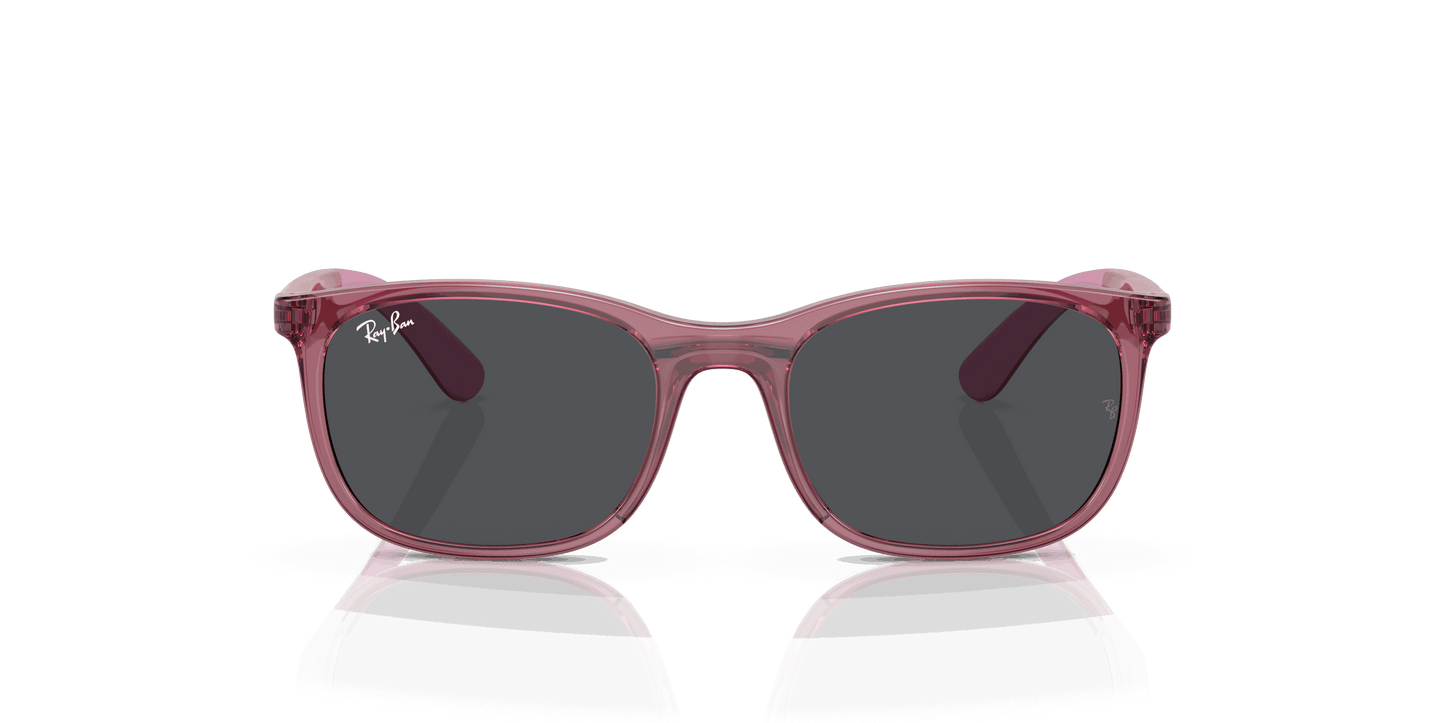 [Dark Grey Lenses, Polished Transparent Pink Frame]