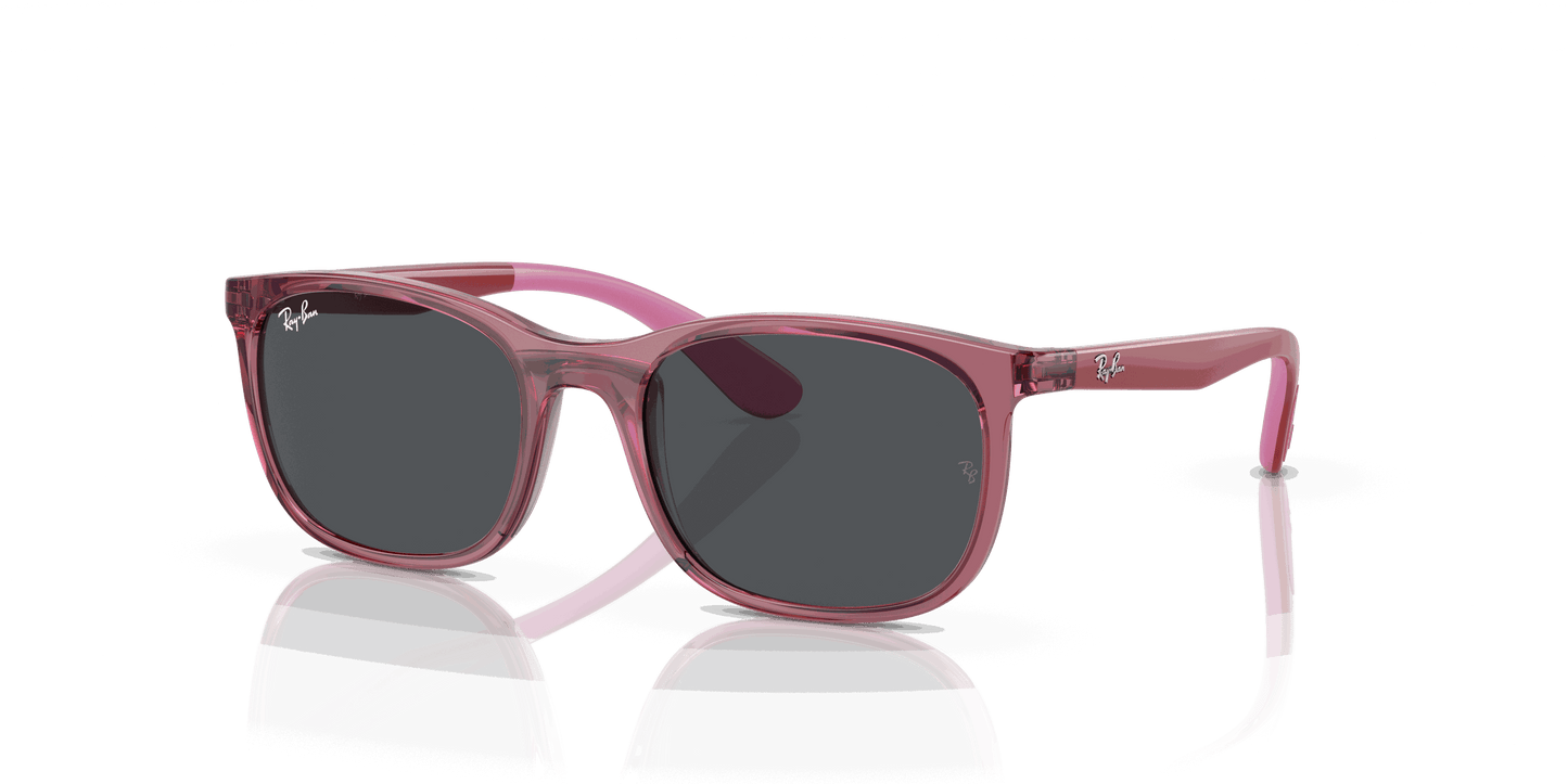 [Dark Grey Lenses, Polished Transparent Pink Frame]