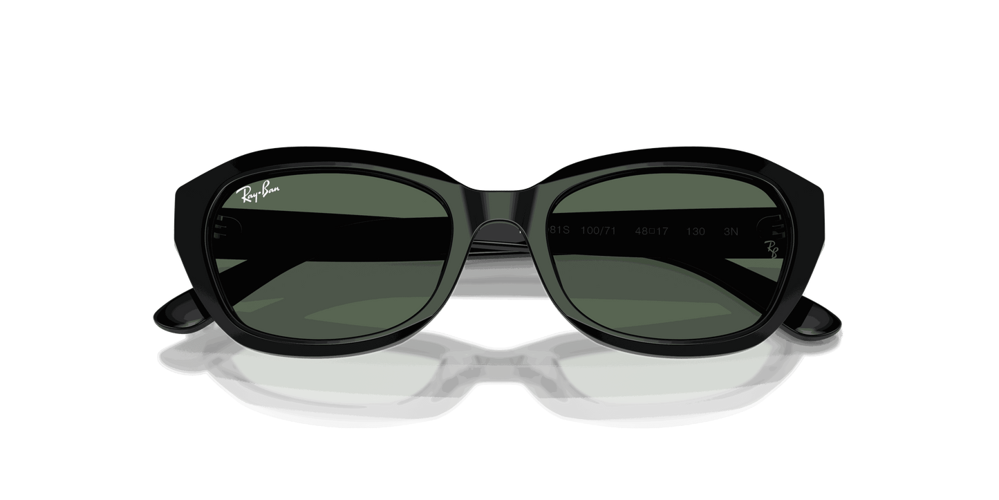 [Dark Green Lenses, Polished Black Frame]