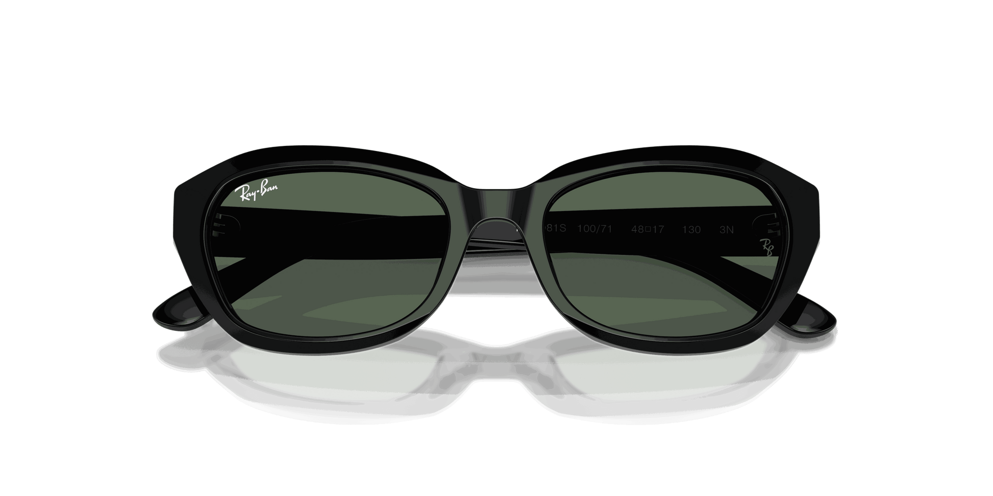 [Dark Green Lenses, Polished Black Frame]